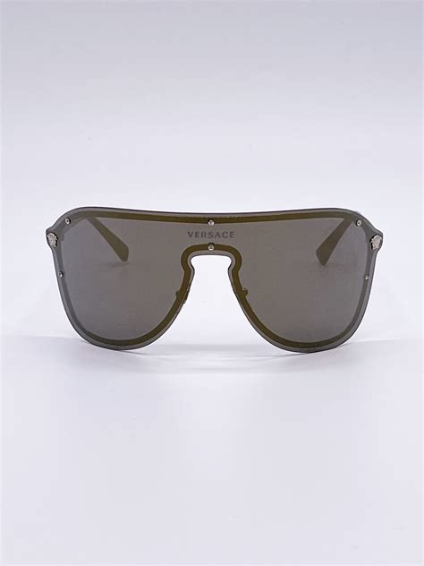 versace model 2180|Versace Grey Shield Unisex Sunglasses VE2180 1000/87 144.